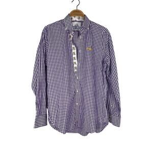 Thomas Dean Collegiate LSU Tigers Button Down Medium